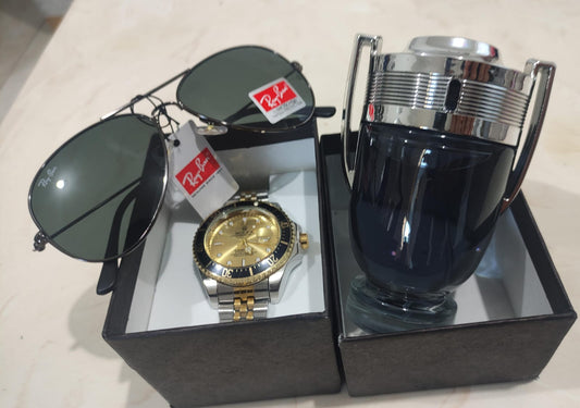 PERFUME INVICTUS + RELOJ SUBMARINER + REGALO